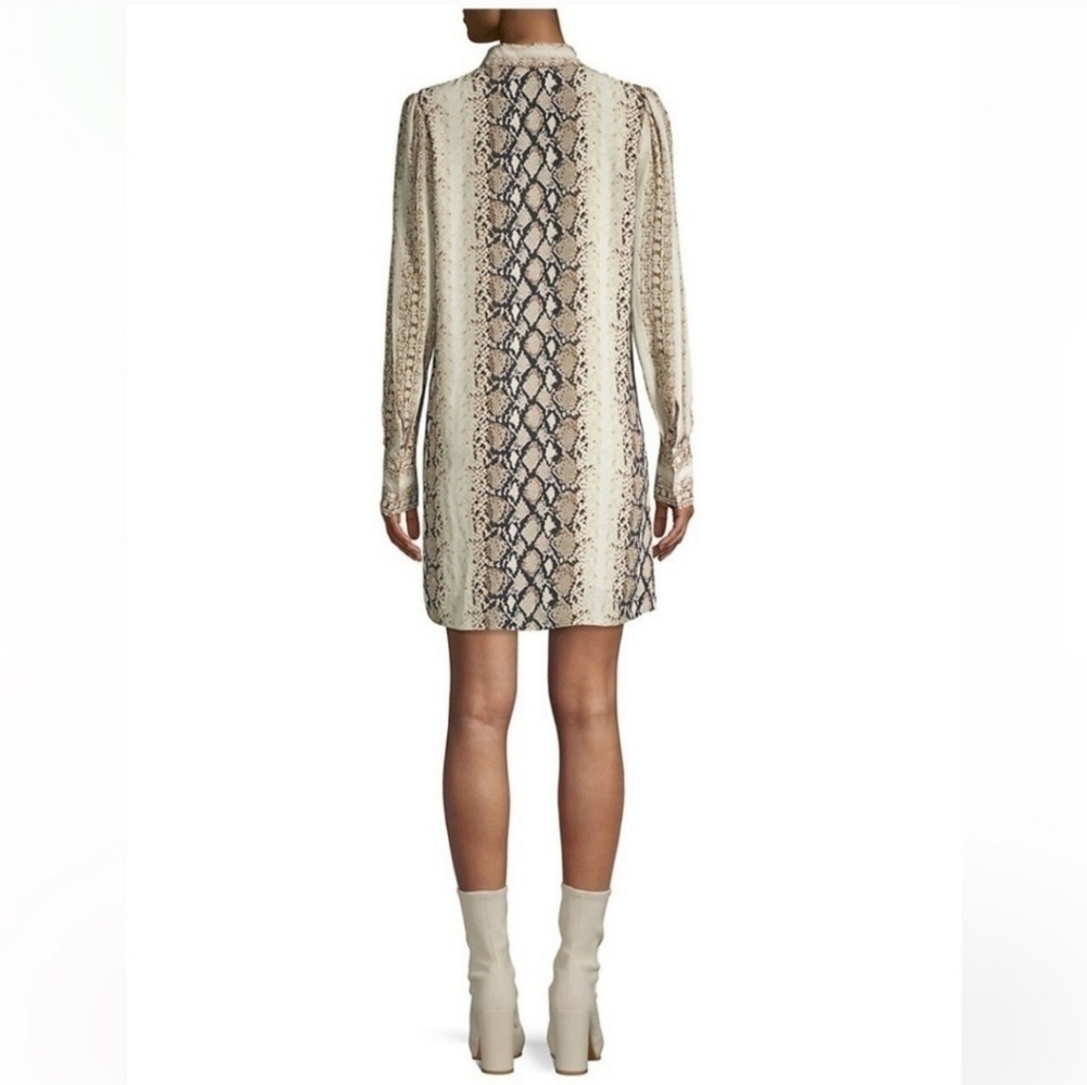 Gorgeous JoieTalma Snake Print Shirt Dress size XS! Excellent condition! - Picture 3 of 10